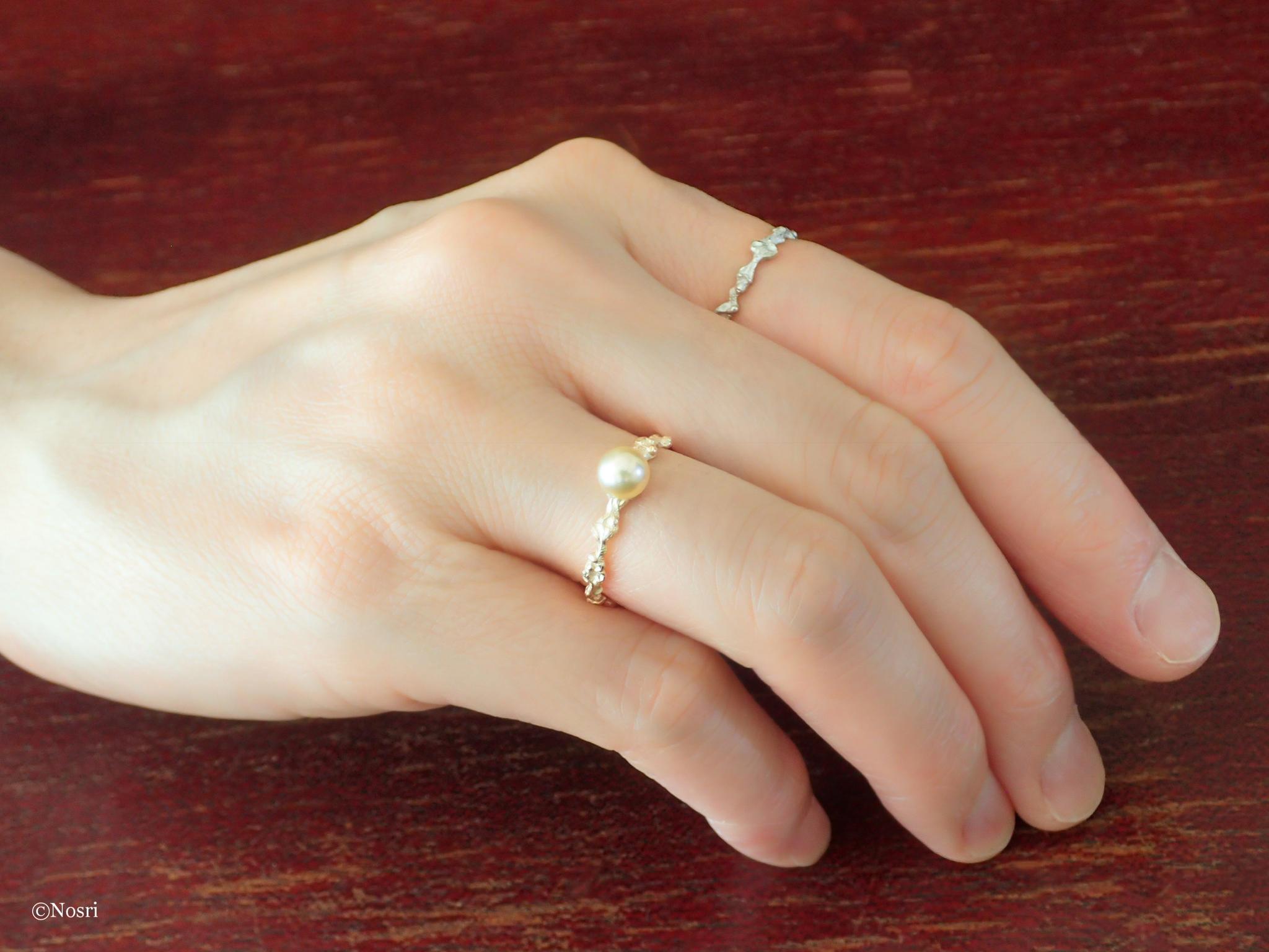 ❝ルカ❞ パール リング（アコヤ真珠 K10YG） | 10枚目