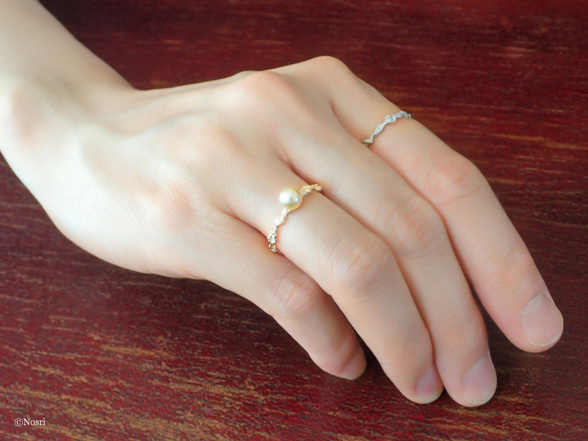 ❝ルカ❞ パール リング（アコヤ真珠 K10YG） | 11枚目