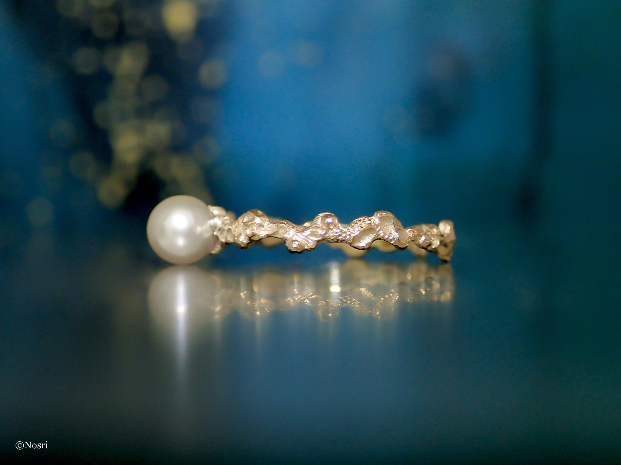 ❝ルカ❞ パール リング（アコヤ真珠 K10YG） | 2枚目