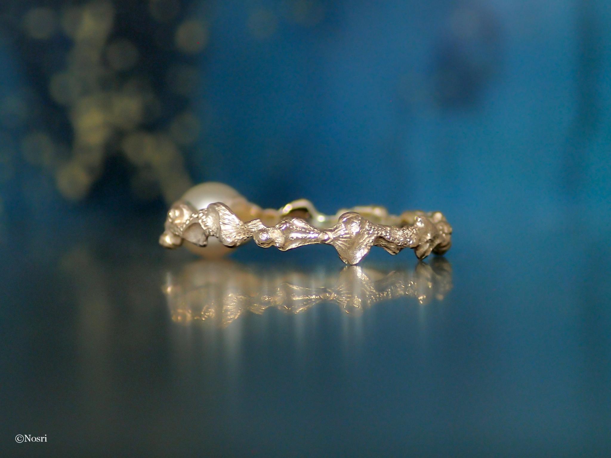 ❝ルカ❞ パール リング（アコヤ真珠 K10YG） | 4枚目