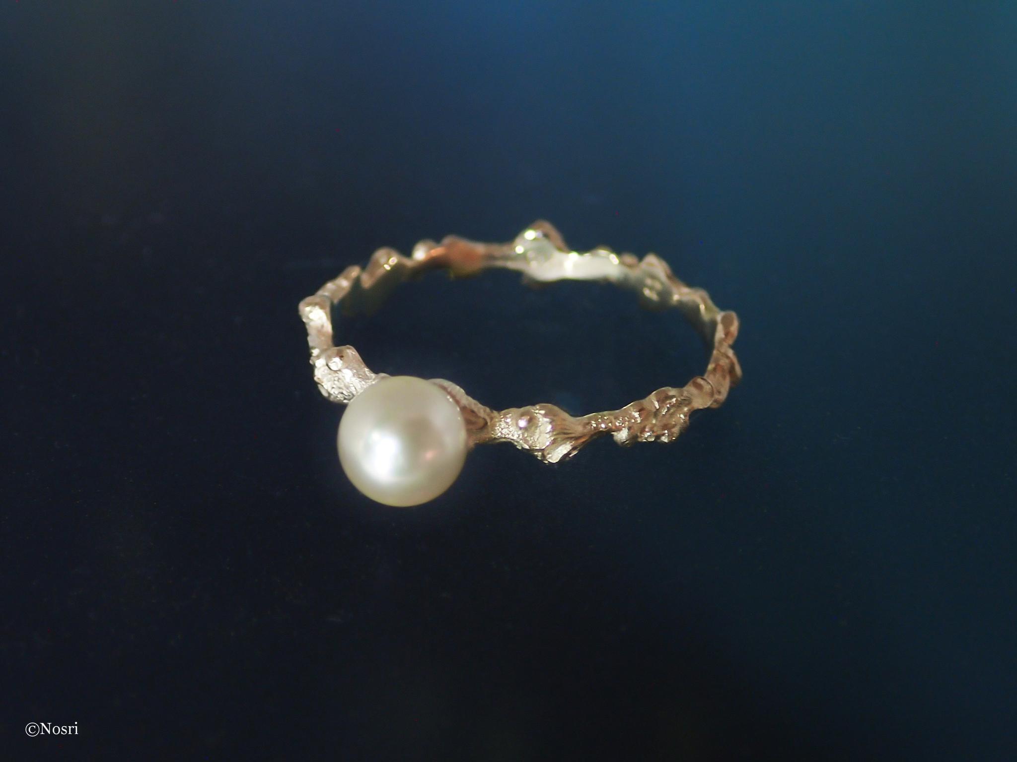 ❝ルカ❞ パール リング（アコヤ真珠 K10YG） | 5枚目