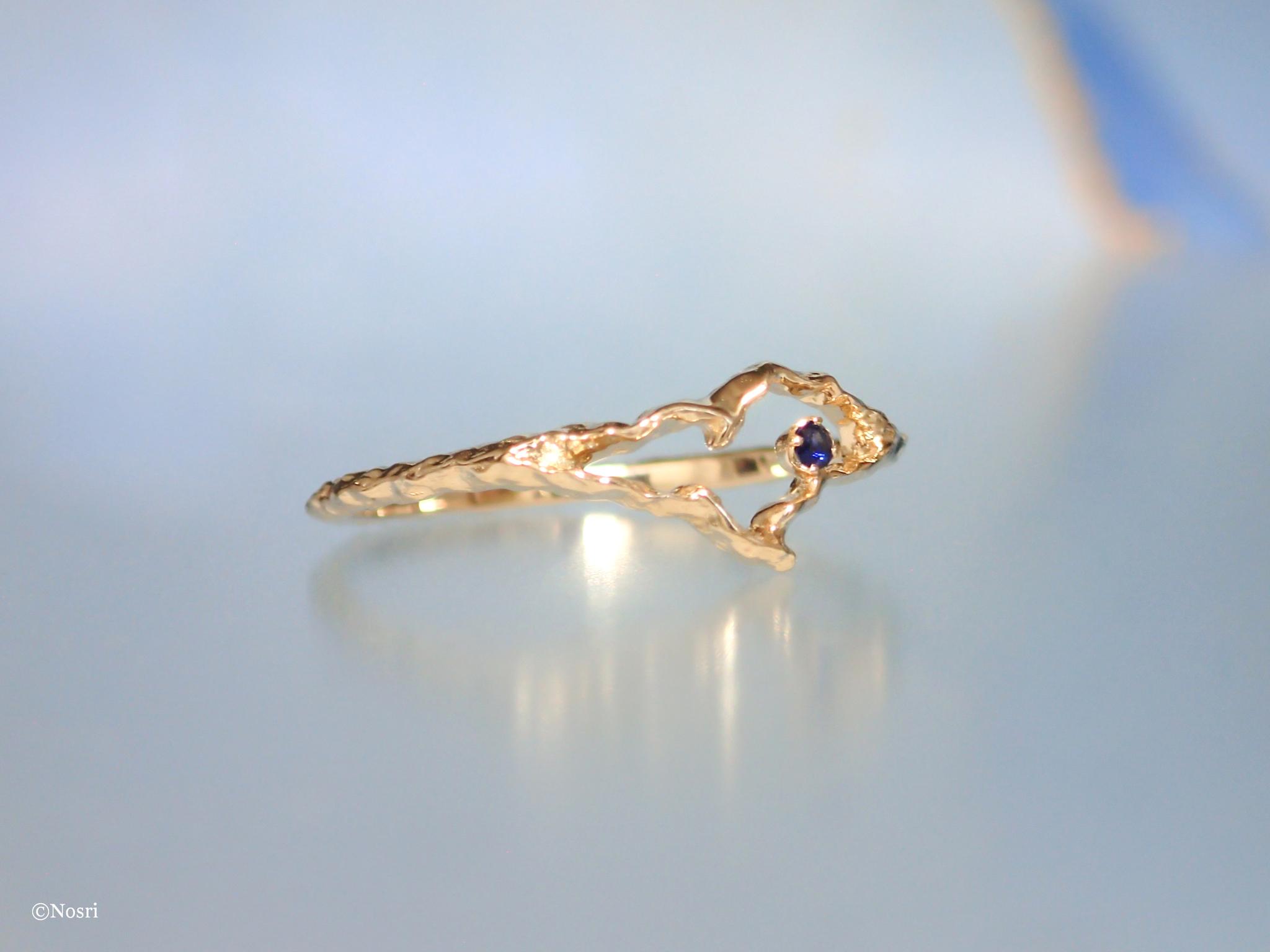 ルート リング (K10 カラーストーン ダイヤモンド） | 3枚目