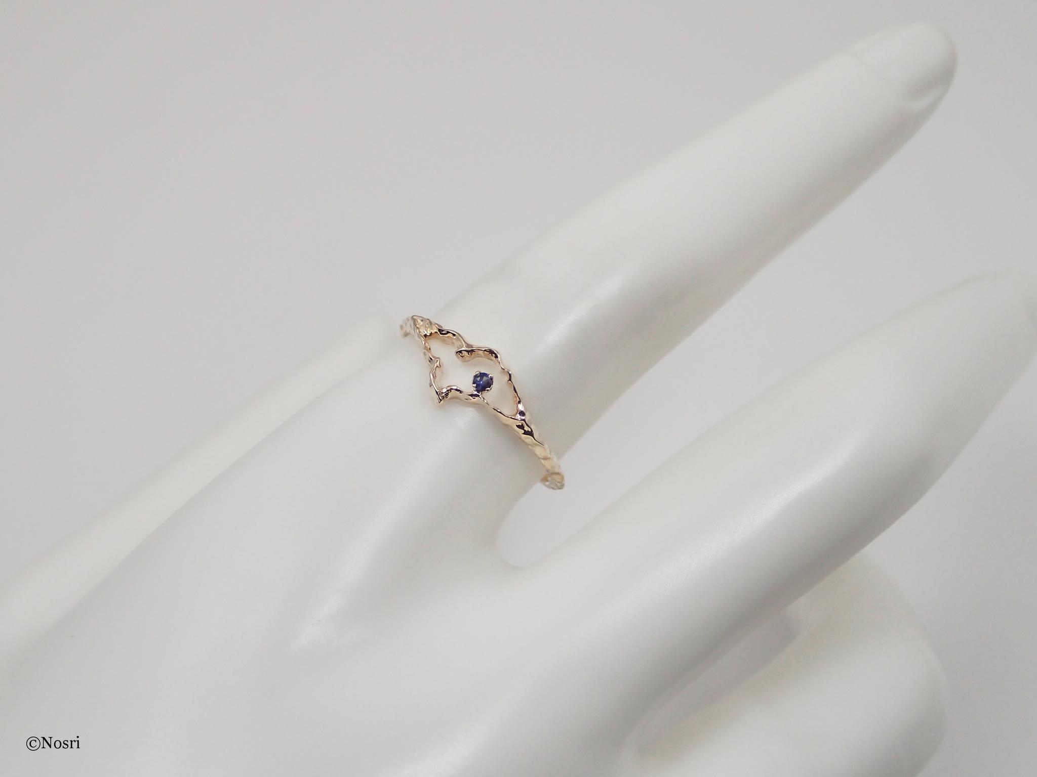 ルート リング (K10 カラーストーン ダイヤモンド） | 5枚目