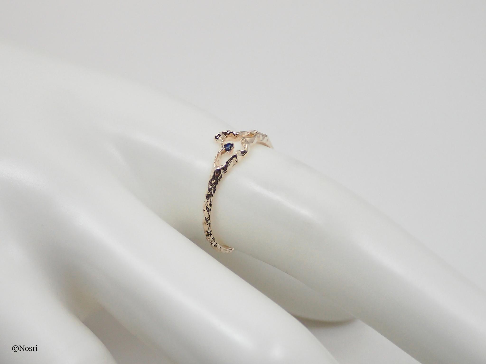 ルート リング (K10 カラーストーン ダイヤモンド） | 6枚目