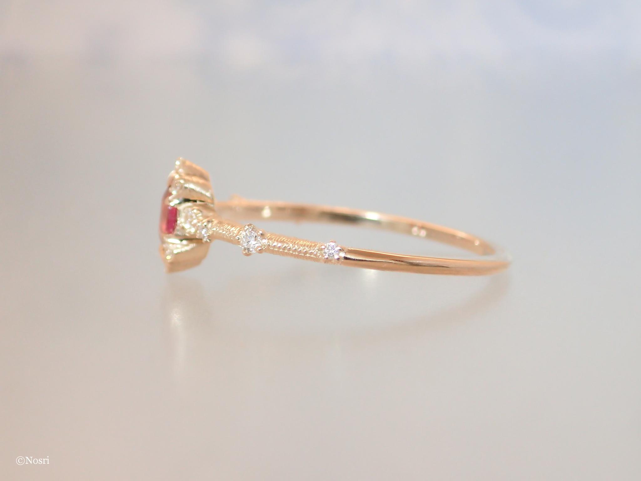 【1点物】シエル リング (ルビー ダイヤモンド) | 3枚目