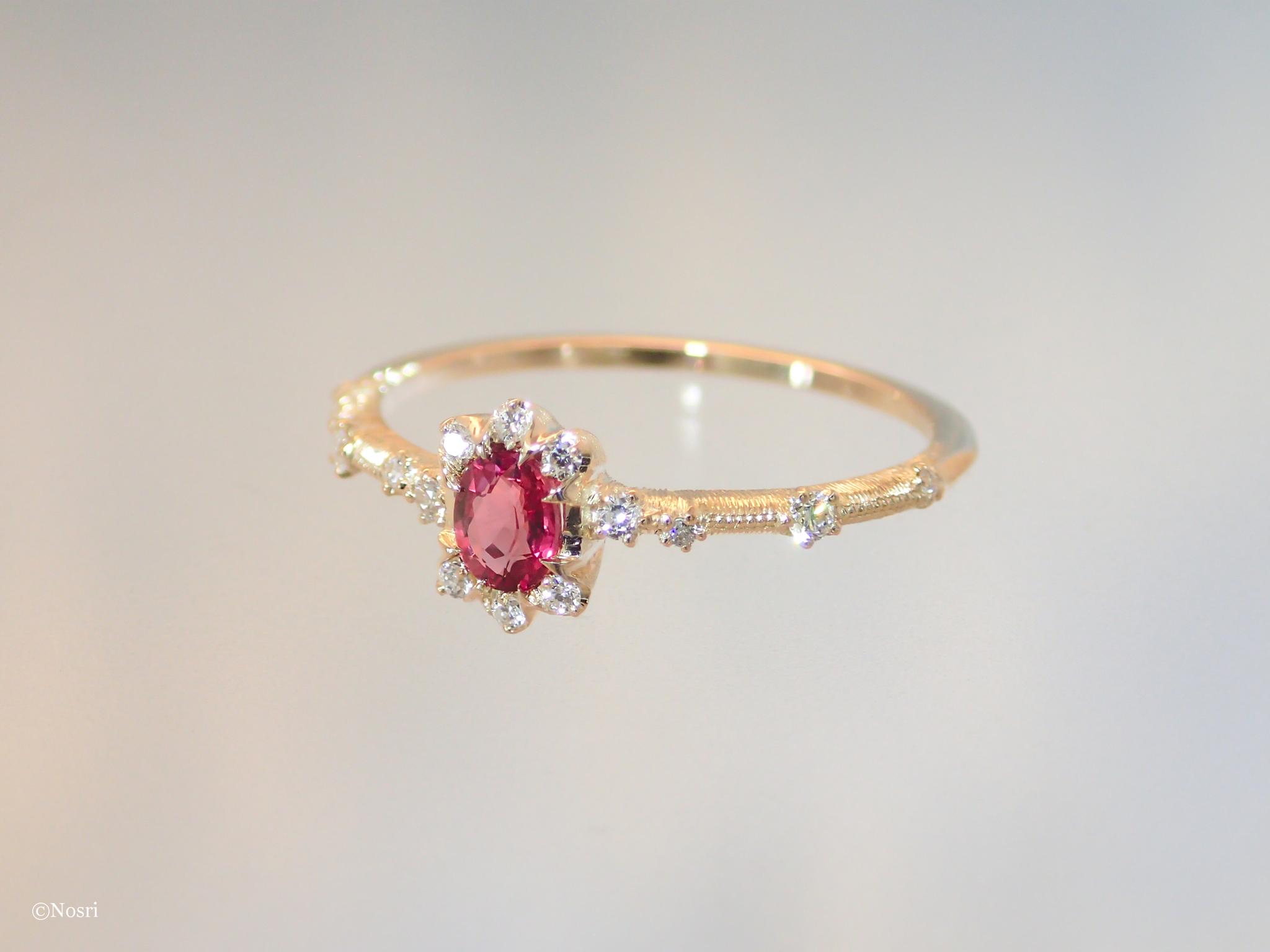 【1点物】シエル リング (ルビー ダイヤモンド) | 4枚目