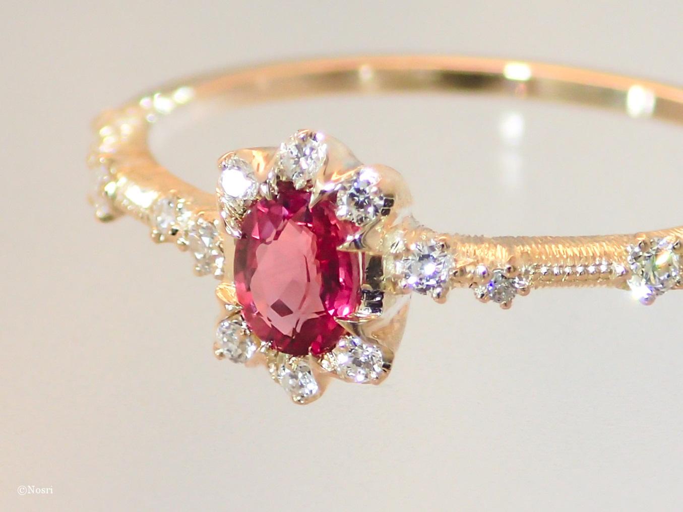 【1点物】シエル リング (ルビー ダイヤモンド) | 5枚目