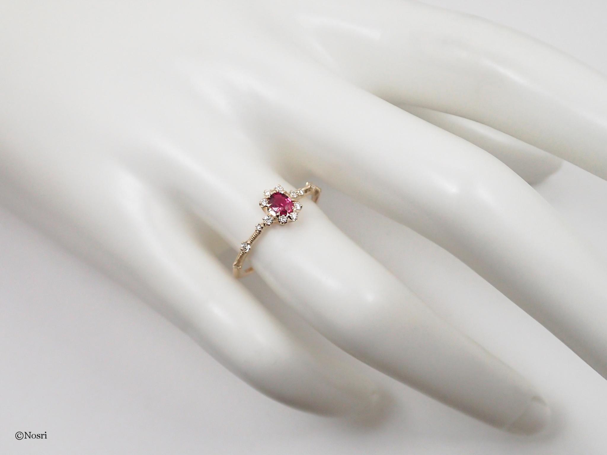 【1点物】シエル リング (ルビー ダイヤモンド) | 9枚目